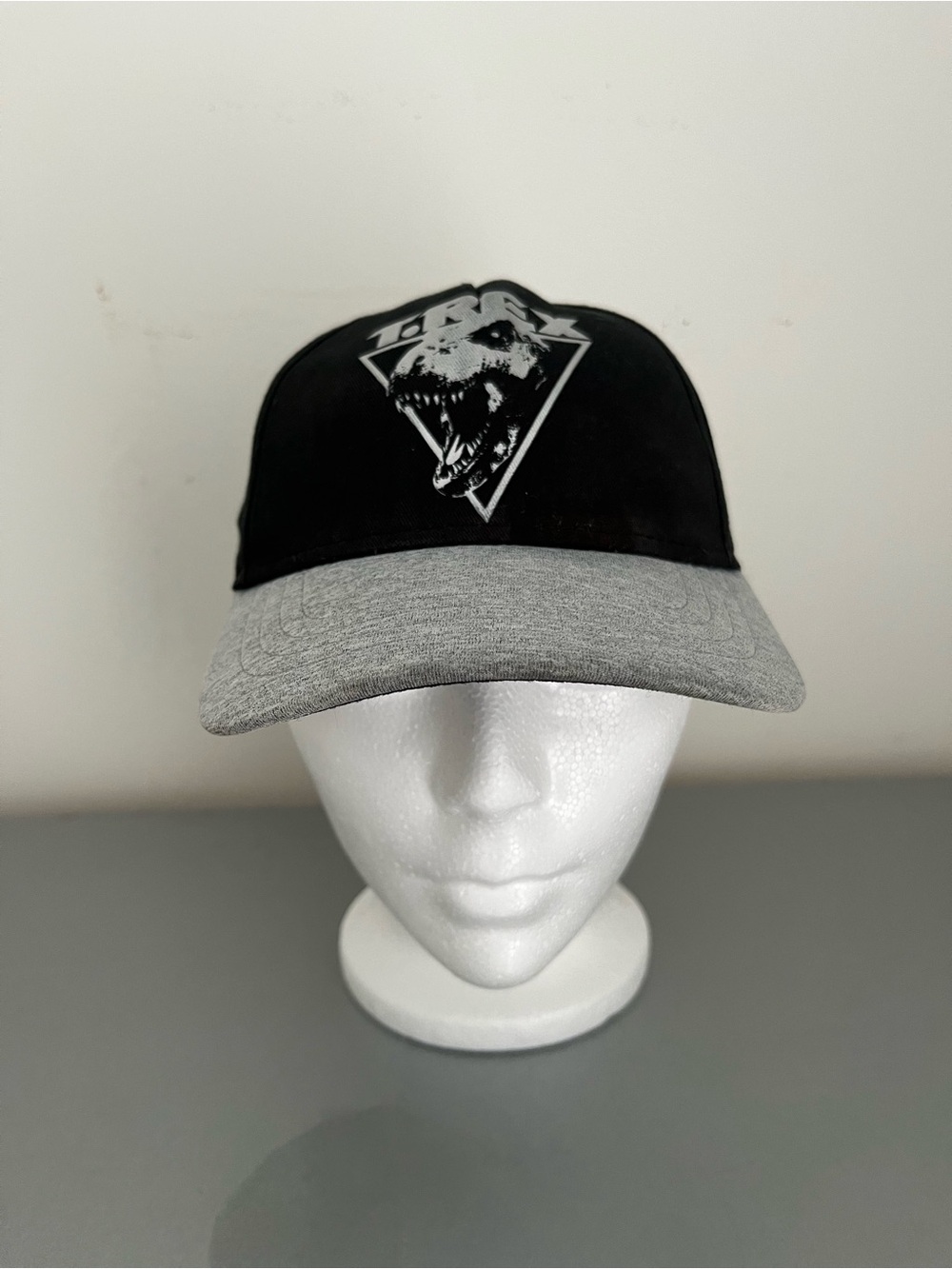 Official Jurassic World T-Rex Baseball Cap – Black & Heather Gray